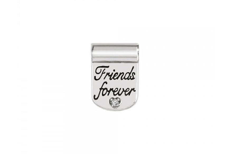 Ciondolo SeiMia argento friend forever con zirconi Nomination