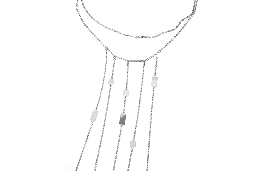Necklace silver multifilament Selezione Zanolli