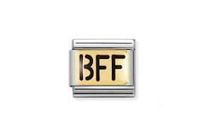 BFF Composable acciaio oro e smalto