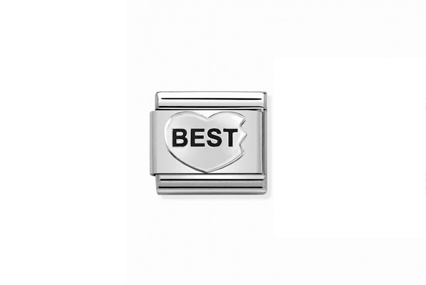 Cuore Best Composable acciaio e argento Nomination