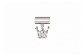 Ciondolo SeiMia argento corona con zirconi Nomination