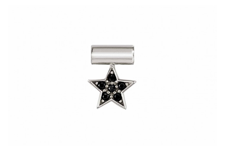 Charm SeiMia silver black star and stones Nomination