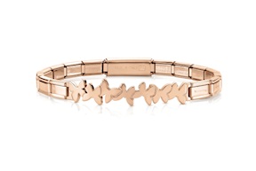 Bracciale Trendsetter Farfalle acciaio rosè Nomination