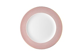 Dessert plate Francis Carreau porcelain red Rosenthal