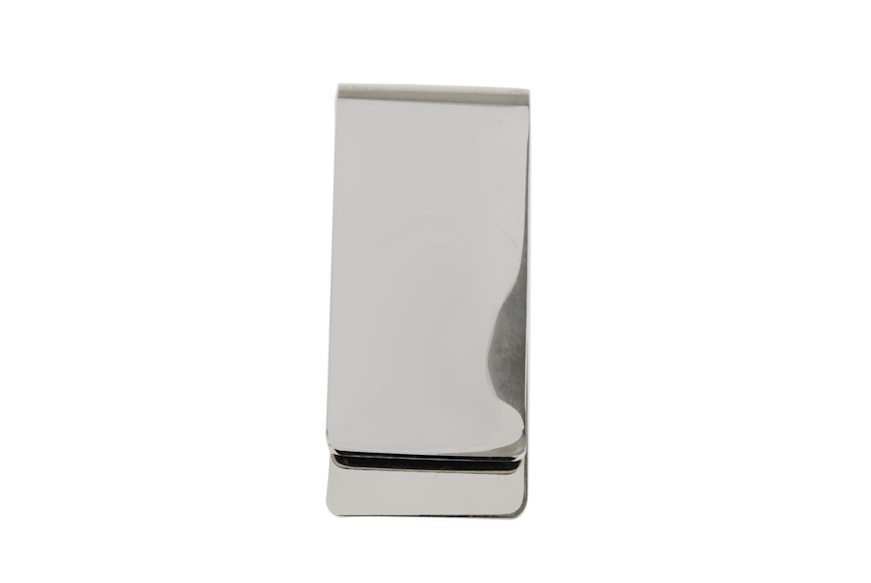 Money clip silver rectangular engraved Selezione Zanolli