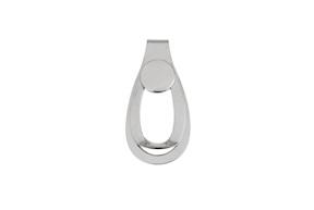 Fermasoldi ideale argento con tondo Selezione Zanolli