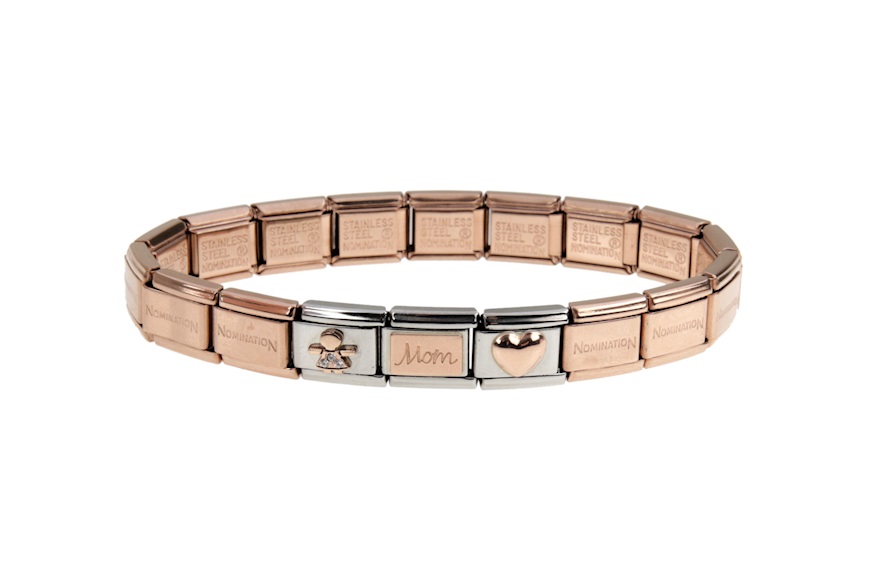Bracelet Composable steel mom and daughter Nomination