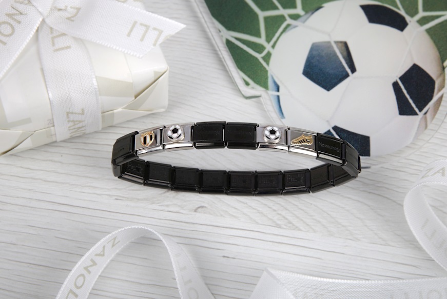 Bracelet Composable steel football lover Nomination