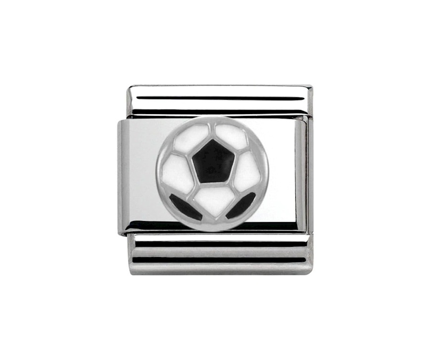 Bracciale Da Calcio Uomo In Acciaio Inox Con Ciondolo Pallone, Regalo Per Appassionati, Bomboniera
