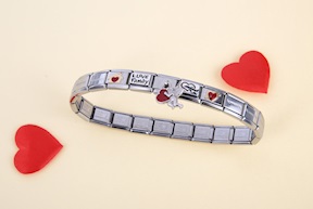 Bracciale Composable acciaio I love family Nomination