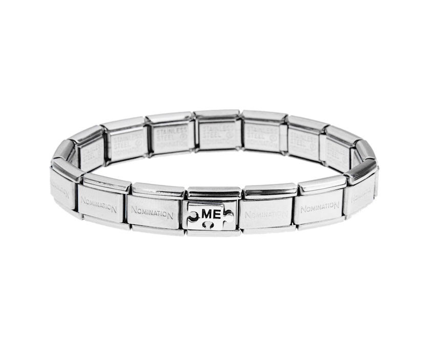 Coppia di bracciali Composable acciaio uno a me uno a te you and me Nomination