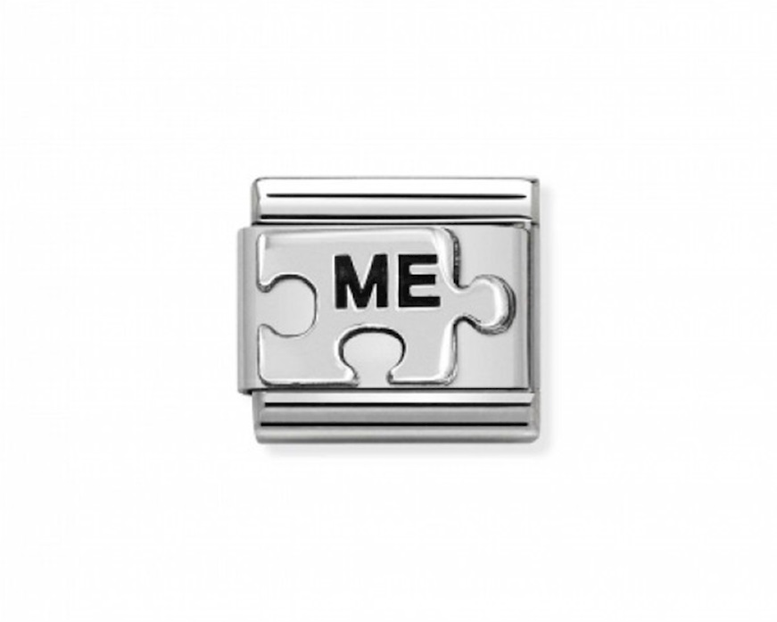 Coppia di bracciali Composable acciaio uno a me uno a te you and me Nomination