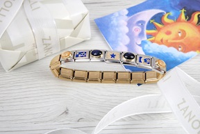 Bracelet Composable steel the strength of the sun and moon with you Nomination