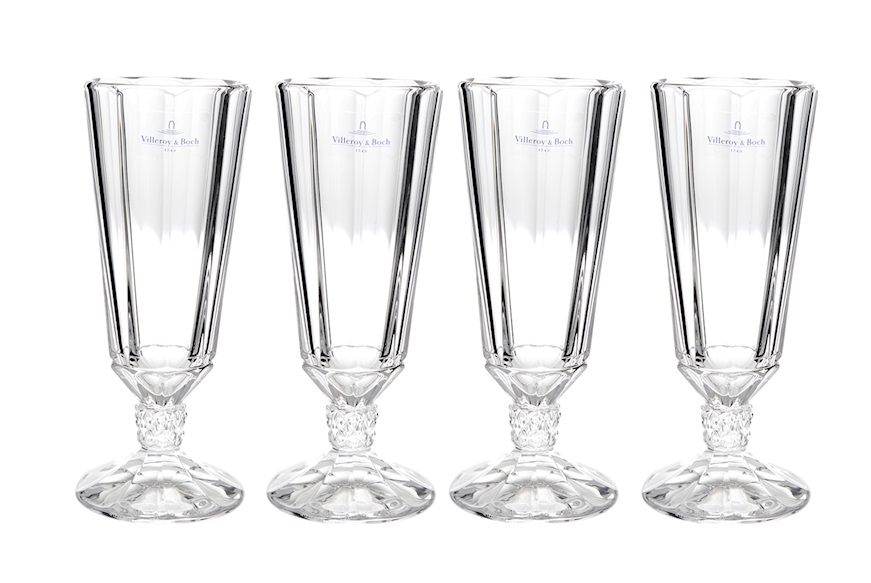 Villeroy & Boch Set bicchieri Manufacture Rock 4 pezzi per vino bianco