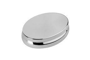 Scatolina ovale argento liscio Selezione Zanolli