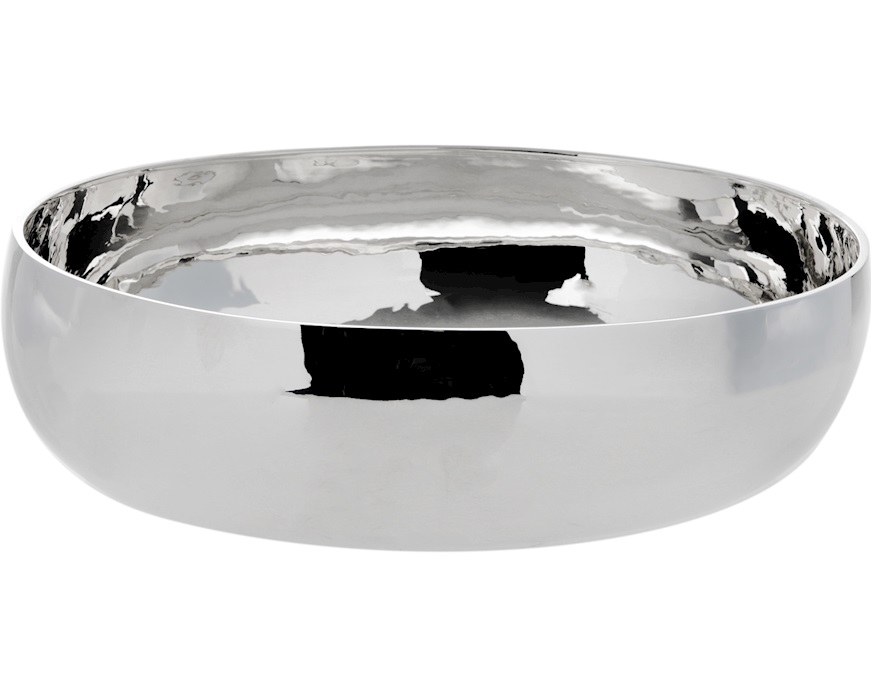 Ciotola ovale battuta argento in stile Cardinale Selezione Zanolli