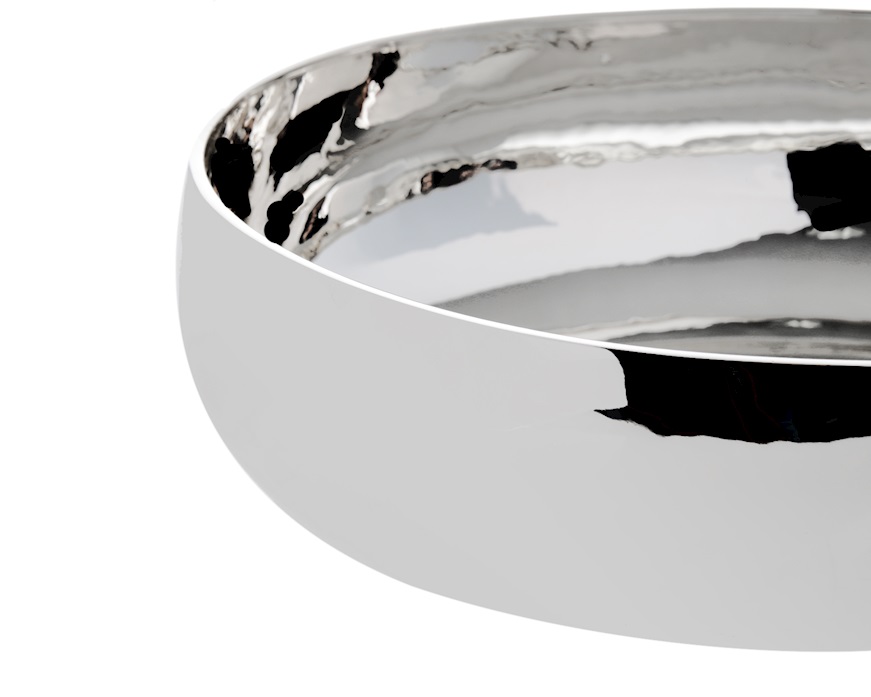 Ciotola ovale battuta argento in stile Cardinale Selezione Zanolli