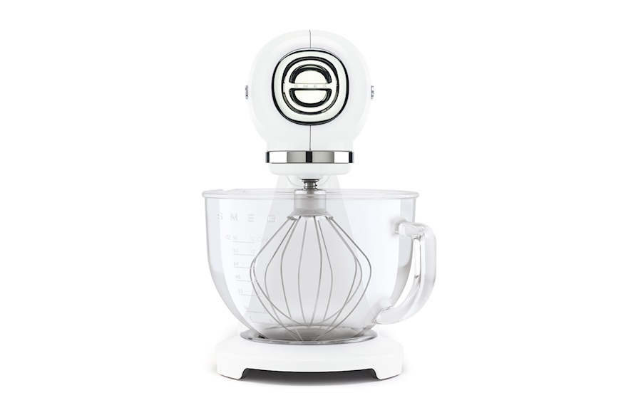 Stand mixer Full Color white with glass bowl Smeg