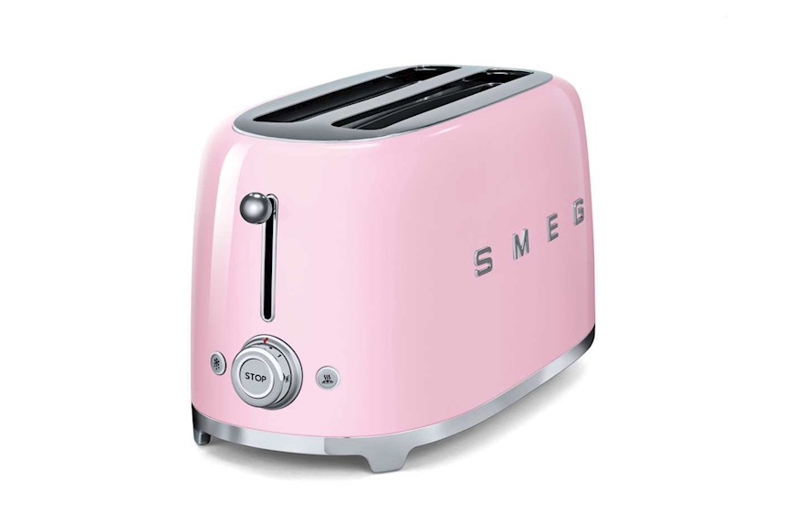Toaster 4 slices pink Smeg