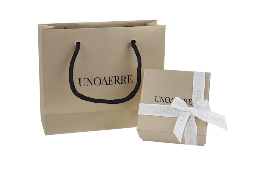 Bracciale argento elastico a spirale Unoaerre