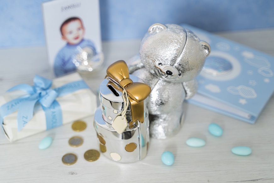 Teddy Bear Money Bank Forever Friends with gifts Selezione Zanolli