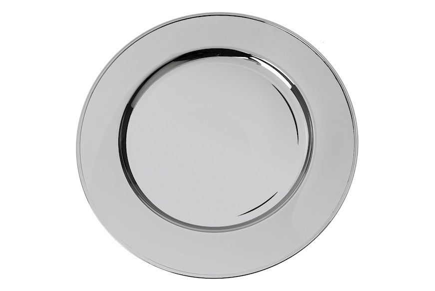 Sottopiatto silver plated in stile Inglese Selezione Zanolli