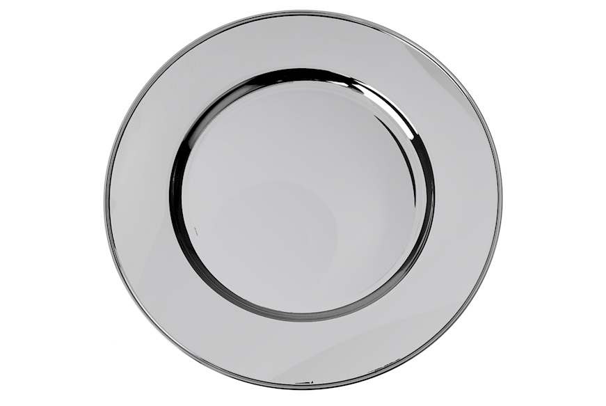 Sottopiatto silver plated in stile Inglese Selezione Zanolli