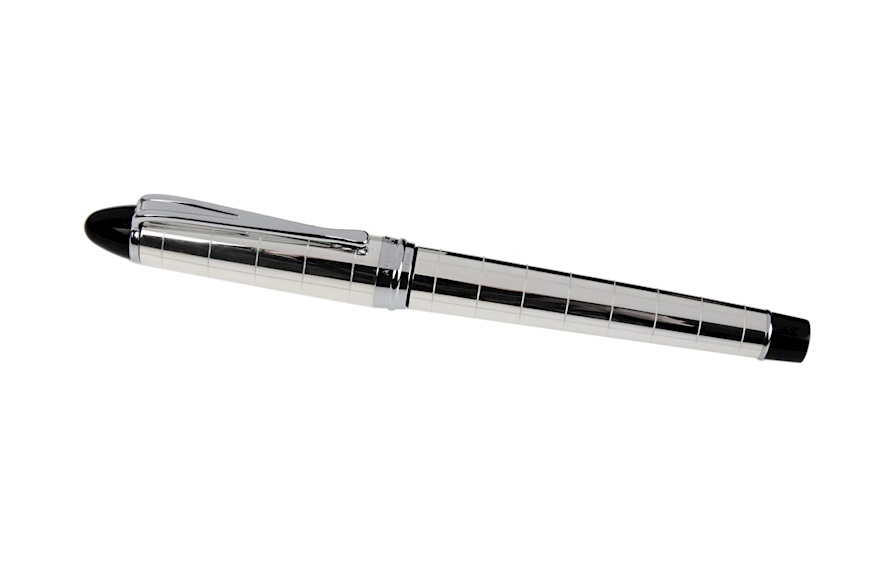 Fountain pen Ipsilon Rigorosa silver Special edition Aurora