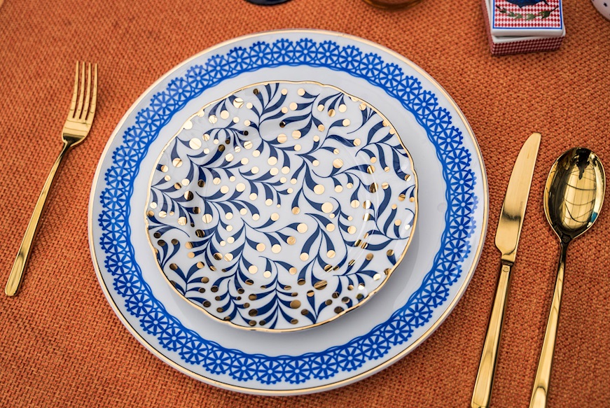 Dessert plate Abracadabra Marino porcelain Bitossi home