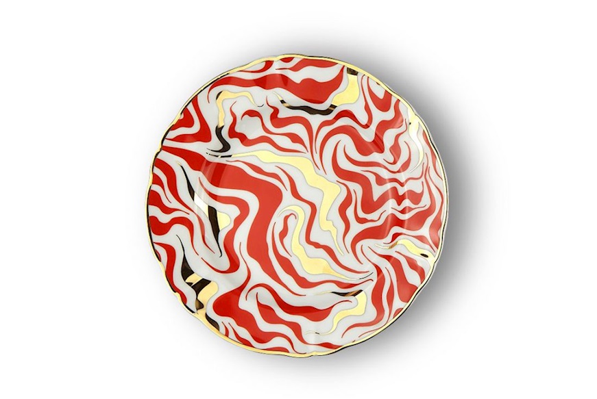 Dessert plate Abracadabra Tempesta porcelain Bitossi home