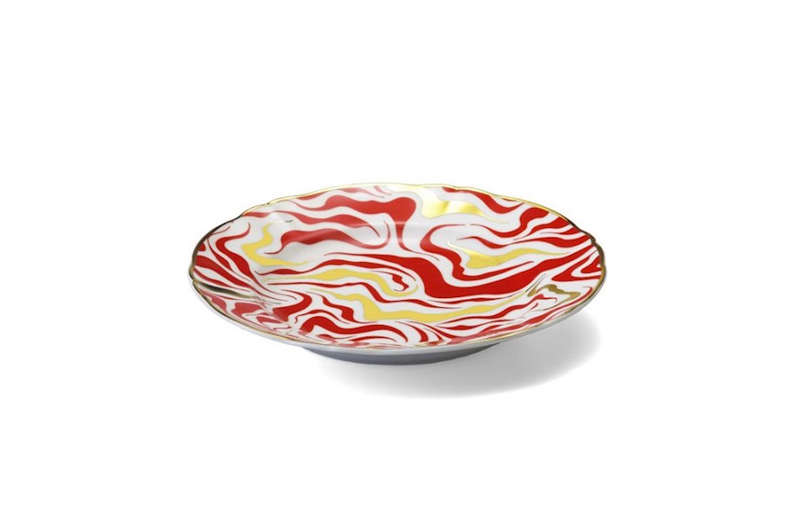 Dessert plate Abracadabra Tempesta porcelain Bitossi home