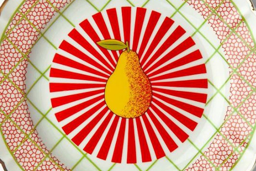 Fruit plate Bel Paese porcelain Bitossi home