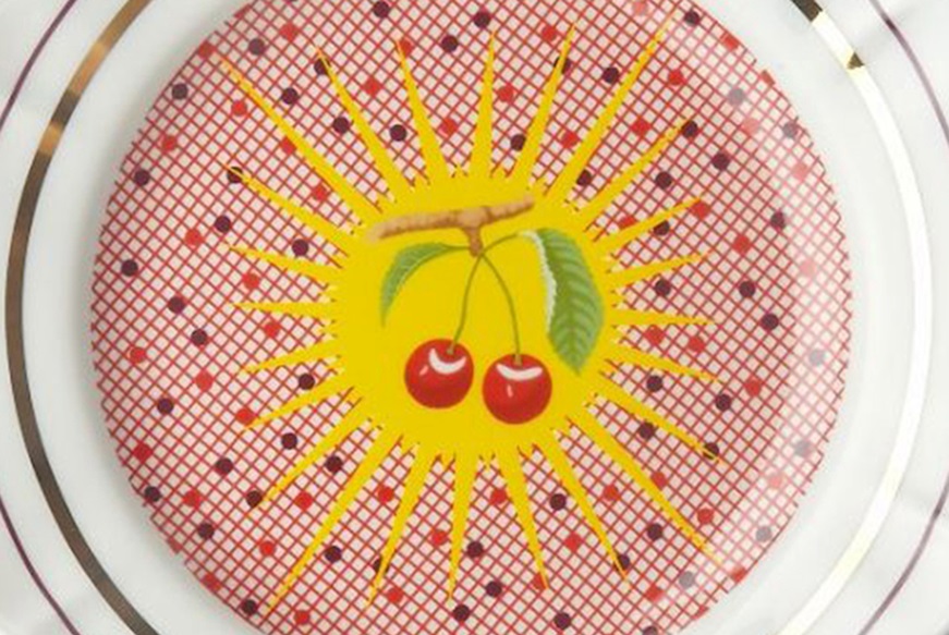 Fruit plate Bel Paese porcelain Bitossi home