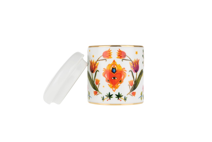 Fragrant candle La Tavola Scomposta porcelain Bitossi home