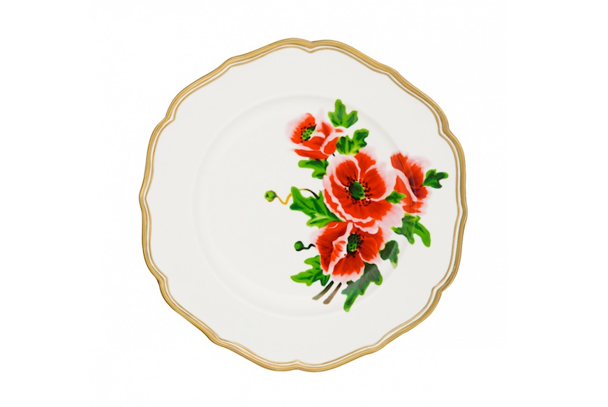 Dinner plate La Tavola Scomposta porcelain Bitossi home