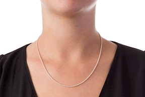 Catenina a palle argento Selezione Zanolli