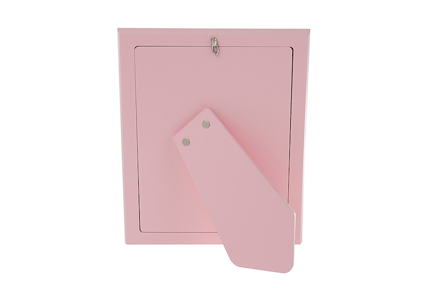 Picture frame bilaminated Silver pink with bow Selezione Zanolli