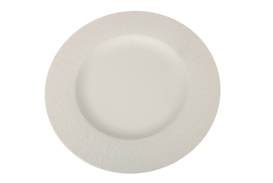 Dinner plate Manufacture Rock porcelain white Villeroy & Boch