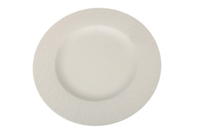 Piatto piano Manufacture Rock porcellana bianco Villeroy & Boch