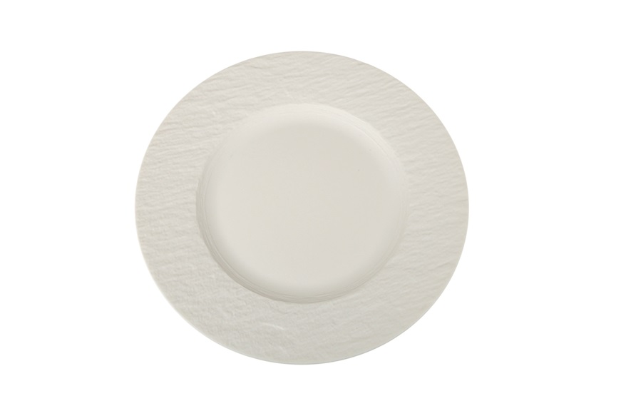Dessert plate Manufacture Rock porcelain white Villeroy & Boch