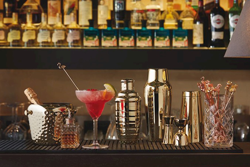 Cocktail shaker Bar steel for long drinks copper Paderno