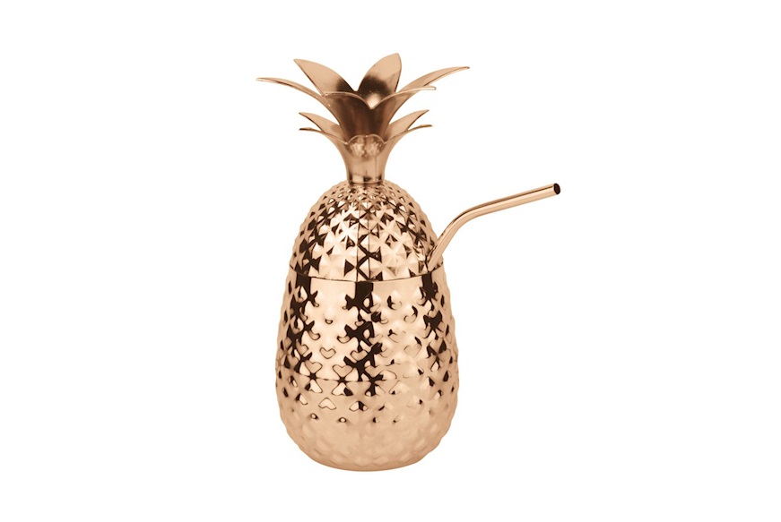 Pineapple cup Bar steel copper Paderno