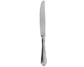 Coltello tavola Laurier alpacca argentata con manico cavo Sambonet