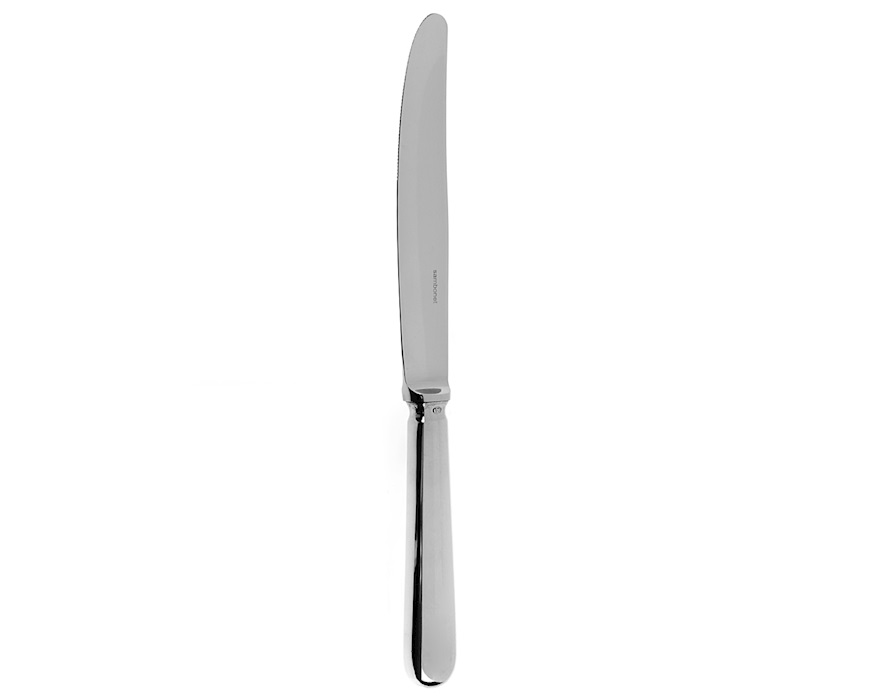 Coltello tavola Baguette alpacca argentata con manico cavo Sambonet