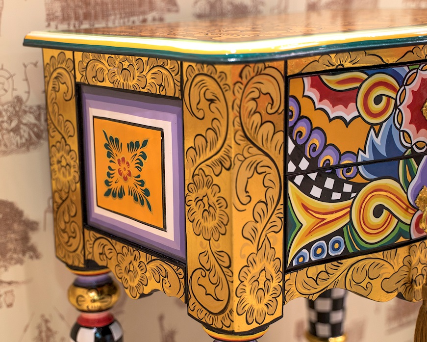 Cassettiera M Versailles dipinta a mano Tom's Drag