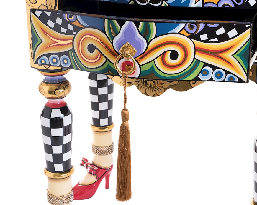 Cassettiera M Versailles dipinta a mano Tom's Drag