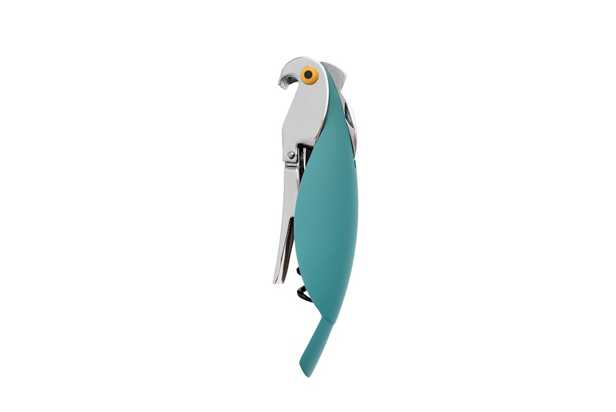 Corkscew Parrot blue Alessi