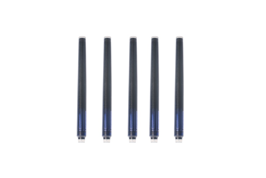 Cartridges box 5 pieces blue for fountain pen Aurora