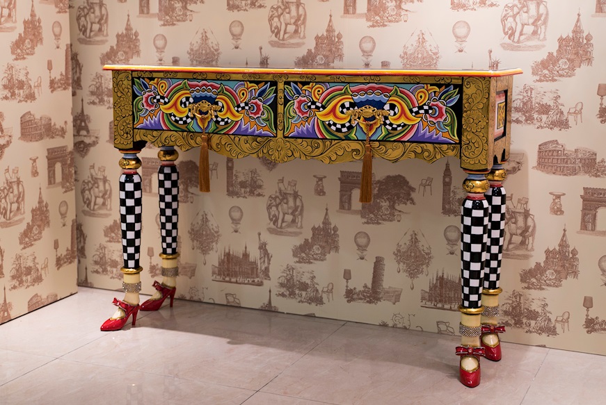 Console Table Versailles hand painted Tom's Drag