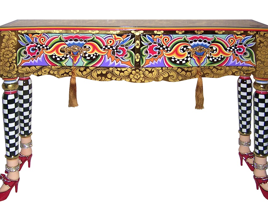 Console Table Versailles hand painted Tom's Drag